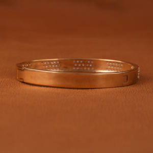 Round Cut Moissanite Diamond 10kt Gold Plated Minimalist Luxury <b>Bracelet</b> for Men's Birthday Gift Classic Style - Product Image 3