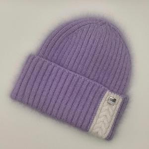 2024 nuevo estilo de alta calidad invierno cálido Mohair Beanie Hat ligero personalizado Color lana sombreros para viajes - Product Image 2