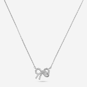 14K Gold Platinum Rose Gold 92.5 Silver Rhodium Trendy Heart Shape Featuring Zircon Diamond Pearl Engagement Chains 191362 Model - Product Image 1