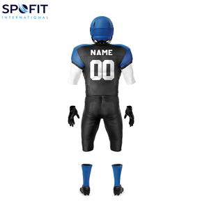 Tenues de football américain personnalisées pour jeunes, ensembles personnalisés 100% polyester, imprimés par transfert thermique, respirants, grande taille, haute qualité - Product Image 2