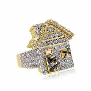 Colección de moda 925 plata esterlina Vvs Moissanite diamante Hip Hop anillo fabricante hombres joyería personalizada anillo helado - Product Image 6