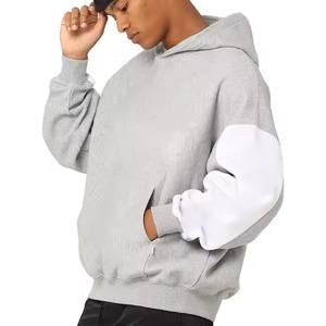 Top Trending Nuevo diseño de moda personalizado 100% algodón polar pullover oversize streetwear Sports panel hoodies. - Product Image 4