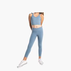 ชุดออกกำลังกายสำหรับผู้หญิงแบบขายส่ง ชุดโยคะ เสื้อชั้นในกีฬาแบบระบายอากาศ กางเกงเลกกิ้ง ชุดฟิตเนส ชุดวิ่ง - Product Image 1