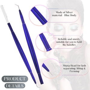Herramienta de Lifting de Pestañas con Varilla Aislante Personalizada, Ligera, para Levantar y Separar las Pestañas, Herramienta Multiusos de Acero Inoxidable - Product Image 2