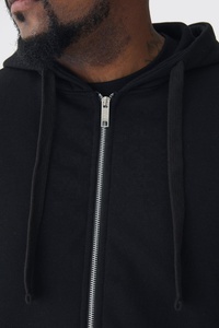Servicio OEM 2024 invierno personalizado de gran tamaño de algodón pesado de los hombres Premium chándal de alta calidad conjunto básico de talla grande oferta al por mayor - Product Image 2