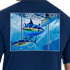 Ventas directas de fábrica Camisetas de pesca para hombres Nueva llegada Ropa al aire libre Camisetas de pesca Camisetas de color liso de secado rápido - Product Image 4