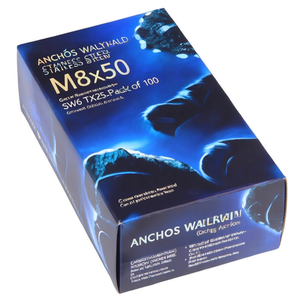 Anclajes Walraven de Acero Inoxidable, Tornillo M8x50 SW6 TX25 - Paquete de 100 - Product Image 3