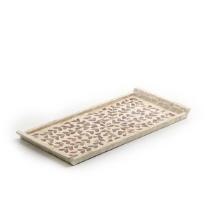 Bandeja de Servicio de Nácar de Vietnam, Hecha a Mano, Decorativa, con Incrustaciones de Concha Natural, Ecológica, al por Mayor - Product Image 3