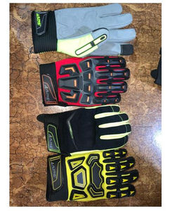 Gants de travail multi-usages en cuir avec protection TPR contre les chocs, pour les saisons fraîches et hivernales - Product Image 5