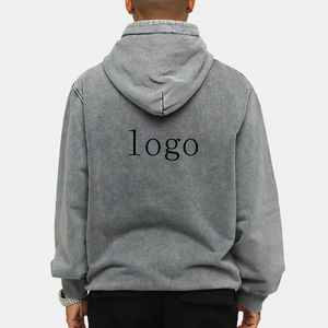 Nouvelle Collection 2026 – Sweat Unisexe Oversize en Polaire Délavée avec Logo Personnalisé Brodé ou Imprimé – Tendance Streetwear Vintage – 100% Coton – Hiver - Product Image 1