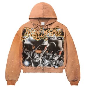 เสื้อฮู้ดแฟชั่นสตรีทสุดฮิต สไตล์โมเดิร์น เสื้อผ้าแฟชั่นฤดูหนาว เสื้อผ้าผู้ชาย เสื้อแจ็คเก็ตมีฮู้ดซิปผ้าฟลีซ ลดราคา - Product Image 3