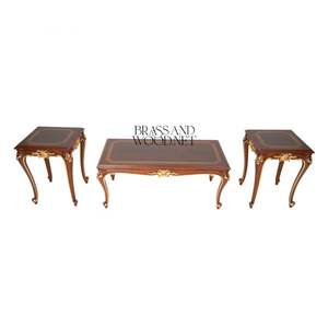 Juego de Mesa de Madera Clásico de Lujo, Muebles para Sala de Estar - Product Image 1