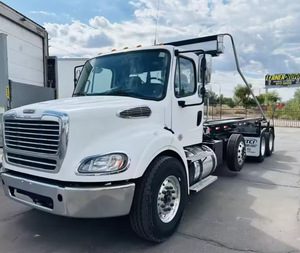 Top Sale For-<b>FreightlinerS</b> M2 112 Tri Axle Roll Off <b>Truck</b> 8*4 Automatic Gearbox Diesel Fuel Used <b>Truck</b> For Sale - Product Image 1