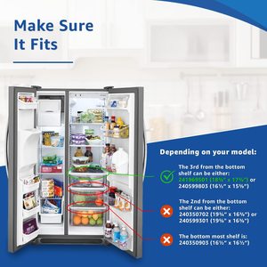 241969501 Nueva Tapa de Plástico para Contenedor de Alimentos Compatible con Refrigeradores Frigidaire - Product Image 3