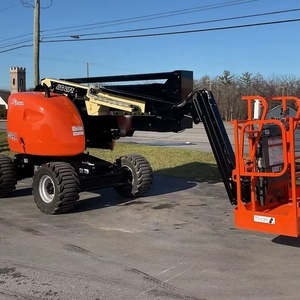 รถกระเช้าบูมยืดไสลด์ได้ JLG 450AJ ขนาด 18 เมตร ขับเคลื่อนด้วยตัวเอง ใช้เครื่องยนต์ดีเซล/เบนซิน ระยะเอื้อมแนวนอน 35 เมตร ระบบไฮดรอลิก สำหรับยกคน/งานบนที่สูง - Product Image 2