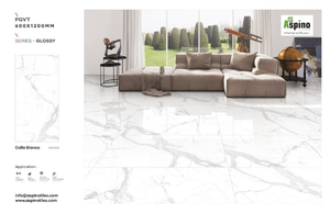 Baldosas de porcelana con diseño de mármol de Carrara blanco de primera calidad 600x1200 hoteles de textura sólida-¡Compre ahora a precios bajos para exportadores! - Product Image 3