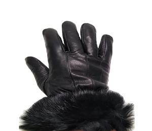Guantes de Mujer de Piel de Oveja Genuina para Invierno, Cálidos, Personalizados, Precio Económico al por Mayor - Product Image 5