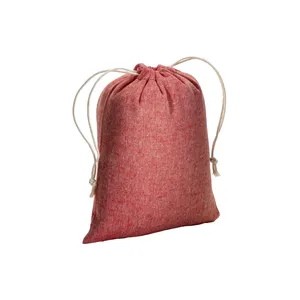 Sacchetti Sportivi Promozionali Ecologici in Cotone Riciclato con Coulisse - Product Image 3