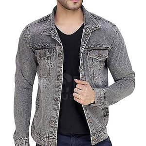 Chaqueta vaquera Premium para hombre Chaqueta elegante, cómoda y versátil para todas las estaciones para hombre - Product Image 1