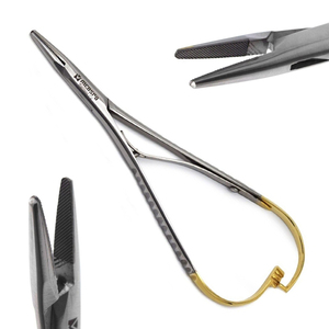 คีมจัดฟันแบบใช้มือคุณภาพสูง รุ่น Mathieu พร้อมที่จับเข็ม คีมเย็บผ้าสำหรับงานทันตกรรม ทำจากสแตนเลส ใช้ซ้ำได้ - Product Image 1