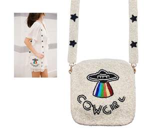 Luxury Rainbow Beaded Crystal Evening Purse Heart Star Basketball Striped Envelop Patterns Fashion Style <b>Wedding</b> <b>Clutch</b> <b>Bag</b> - Product Image 4