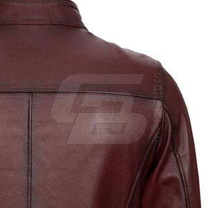 แจ็กเก็ตหนังสำหรับผู้ชายใส่ด้านนอกแจ็กเก็ตแฟชั่นหนังผลิตตามสั่ง - Product Image 6