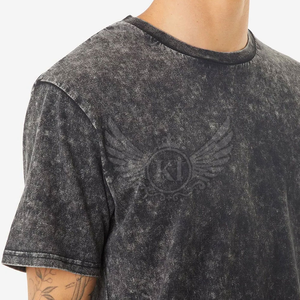 T-shirt léger de lavage à l'acide T-shirt à séchage rapide Nouvelle chemise d'utilisation extérieure de mode Concevez votre propre T-shirt de lavage à l'acide - Product Image 5