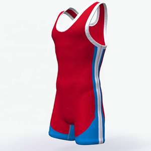 Wrestling <b>Singlet</b> for <b>Men</b> with Lightweight Moisture Wicking Fabric and High Elasticity Fit for Training and Sports - Product Image 5