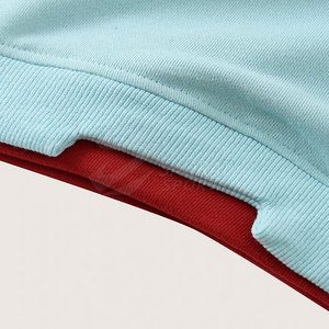 Sudaderas básicas de contraste de color de talla grande ropa hombres sudaderas pulóver hombres sudaderas - Product Image 6
