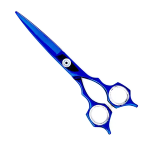 Tijeras de corte de pelo de tornillo ajustable profesional Hoja de acero inoxidable rentable de moda Color verde para barberos - Product Image 1