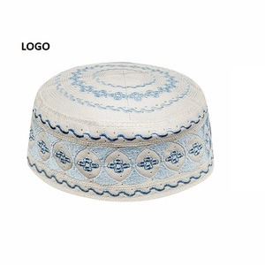 Sombreros elegantes negros Topi, venta al por mayor, gorras de oración musulmanas, sombreros con estampado árabe islámico, gorras de mezquita Namaz personalizadas a la moda, sombreros - Product Image 6