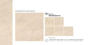 Azulejo de porcelana mate R11 de 20mm de espesor para exteriores, 60x90cm, piedra de martillo, Beige, resistente, suelo antideslizante, Ceramika - Product Image 6