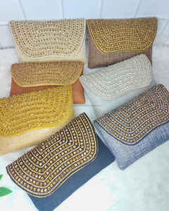 Cartera y monederos bordados con cuentas de diseñador para mujer, bolsos de mano para mujer y niña, superventas en Bahrein, Canadá, artesanías de lujo - Product Image 2