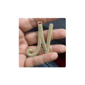 H.A Impex d'Inde propose à la vente un pendentif en or 10 carats véritable avec pureté VS-SI - Product Image 1