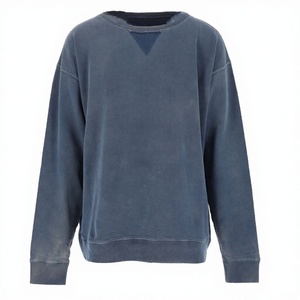 เสื้อฮู้ดแฟชั่นสำหรับคนท้อง ผ้าเจอร์ซีย์เนื้อหนา สีพื้น ทรงโอเวอร์ไซส์ สวมใส่สบาย ดีไซน์เย็บด้านหลัง 4 จุด แขนยาว - Product Image 1