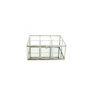 Ensemble de vaisselle personnalisé vintage pour la décoration de la maison boîte à bijoux en métal faite à la main de couleur dorée vente en gros - Product Image 2