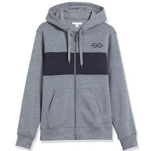 Sweat à capuche zippé en polaire unie de haute qualité pour homme avec broderie de logo personnalisé, vêtements de sport, prix de gros - Product Image 5