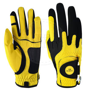 Cómodos y duraderos GUANTES DE Golf de cuero genuino personalizables para hombres agarre antideslizante manos deportivas transpirables pedidos a granel Bienvenidos - Product Image 1