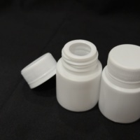 Juego de Botellas de Plástico HDPE Blancas, Ligeras y Duraderas, con Tapa de Cilindro, Fondo Plano, Impresión por Transferencia de Calor, Aptas para Líquidos, APS