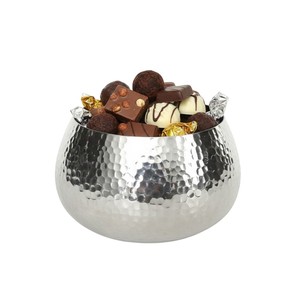 Tazón de Servir de Latón Dorado Martillado, Tazón para Chocolate, Decoración Festiva Premium para el Hogar, Vajilla, Artículo de Regalo a Precio Económico - Product Image 6