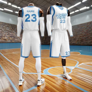 Ensemble de vêtements de basketball de qualité supérieure, directement de l'usine, logo imprimé en 3D, 100% polyester, respirant, séchage rapide, pour les sports d'hiver et d'été - Product Image 4