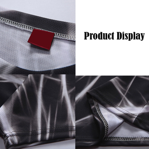 T-shirt personnalisé pour homme, sublimation, imprimé sur toute la surface, léger, séchage rapide, respirant, t-shirt d'équipe pour homme et femme, usine OEM - Product Image 3