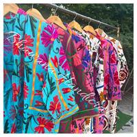 Chaqueta Suzani Bordada a Mano de Algodón Indio para Mujer, Prenda Única para Fiestas, Chaqueta Estilo Occidental
