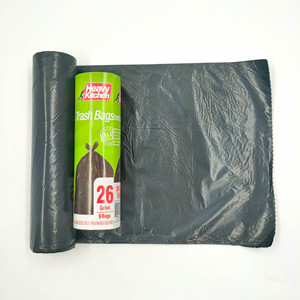 Fabricante al por mayor Heavy Duty Personalización Bolsas grandes 26 galones Negro Contratista Bolsa de basura de plástico - Product Image 1