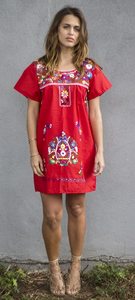 มินิเดรสปักลายโบฮีเมียนโบฮีเมียนสำหรับผู้หญิงเสื้อฮิปปี้ชายหาดเซ็กซี่แนวเอวธรรมชาติสีทึบยั่งยืนสำหรับทอ - Product Image 5