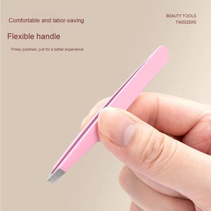 Pinzas para Cejas de Acero Inoxidable Premium KAAMIR INSTRUMENTS, Punta Puntiaguda, Ligeras, Reutilizables, Diseño de Lujo Ecológico - Product Image 4