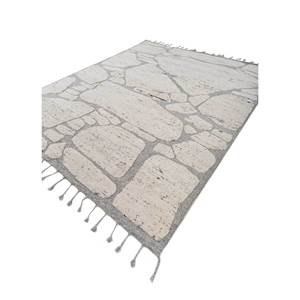 Tapis Zuri en laine noué à la main, grand format, motif abstrait, pour salon, chambre d'adolescent, couloir, décoration puzzle - Modèle AIWL-7021 - Product Image 2