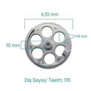 Kit de reparación de engranajes de cortina trasera Zamak para Toyota Avalon (envío desde el fabricante de Turquía) Código de producto: FD112627 - Product Image 4