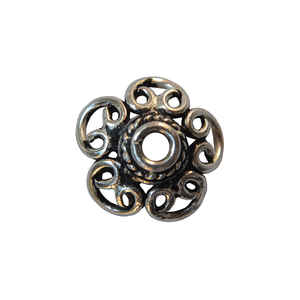 Capuchon de fil d'argent 925 Capuchon de fil d'argent 925 Capuchons de perles de diamant et de perle pour la fabrication de bijoux et composants - Product Image 2