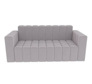 Sofá de madera ecológico con cojines cómodos para interiores escolares y domésticos sostenibles y elegantes - Product Image 5